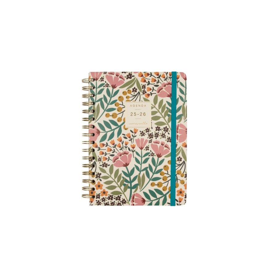 27951-AGENDA ESCOLAR 2025-2026 MONIQUILLA E10-155X212 SEMANA VISTA HORIZONTAL JARDIN+ FINOCAM 646010226