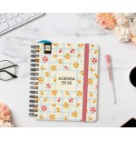 27954-AGENDA DOCENTE 2025-2026 MAGISTRAL DESIGN 4o 155X212 SEMANA VISTA HORIZONTAL FLOWERS+ FINOCAM 533580226