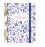 27956-AGENDA 16 MESES SEPTIEMBRE 2025-DICIEMBRE 2026 CLOE E10-155X212 SEMANA VISTA HORIZONTAL AZUL+ FINOCAM 627100126