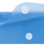 27966-SOBRE PORTADOCUMENTOS CON VELCRO A4 AZUL POLIPROPILENO INGRAF 332731