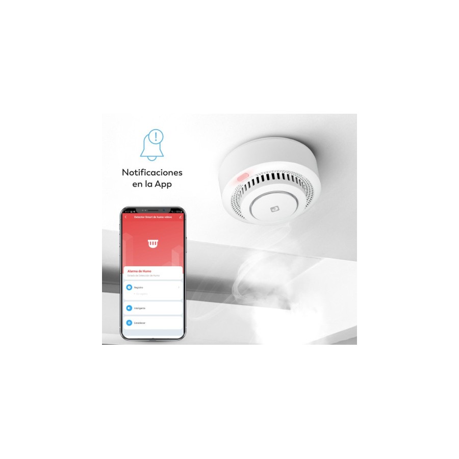 27967-DETECTOR DE SEGURIDAD DE HUMOS SMART WIFI GARZA 401345C