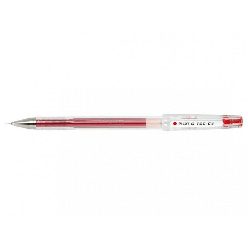 280-BOLIGRAFO ROLLER G-TEC-C4 BK 0,3 MM ROJO PILOT BL-GC4-R