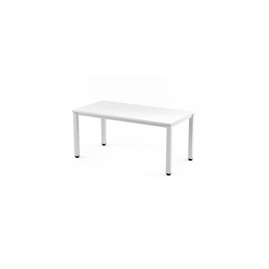 2800-MESA DE OFICINA SERIE EXECUTIVE 120X80 BLANCO/BLANCO ROCADA 2006AM04
