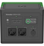 28019-SCHNEIDER OFFGRID PORTABLE POWER STATION 500, 517 WH LITHIUM-ION, 2 SCHUKO, SINEWAVE