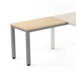 2802-ALA  PARA MESA SERIE EXECUTIVE 100X60 GRIS / HAYA ROCADA 2107AD01
