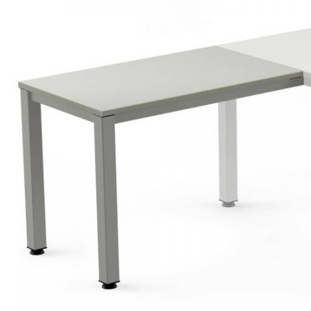 2803-ALA  PARA MESA SERIE EXECUTIVE 100X60 GRIS / GRIS ROCADA 2107AD02