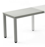 2803-ALA  PARA MESA SERIE EXECUTIVE 100X60 GRIS / GRIS ROCADA 2107AD02