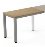 2805-ALA  PARA MESA SERIE EXECUTIVE 100X60 GRIS / ROBLE  ROCADA 2107AD08