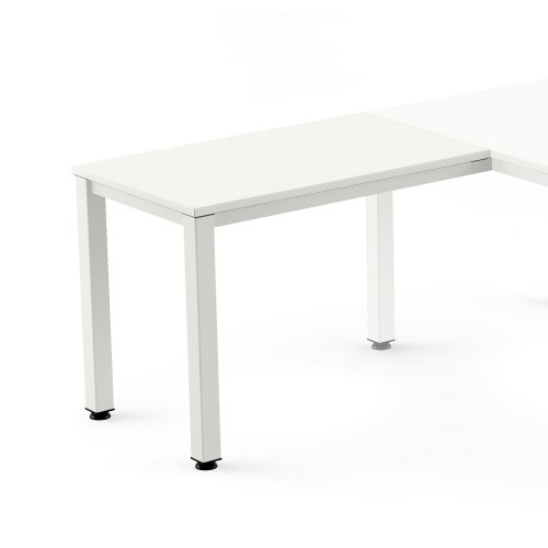 2808-ALA PARA MESA SERIE EXECUTIVE 100X60 BLANCO / BLANCO ROCADA 2107AM04