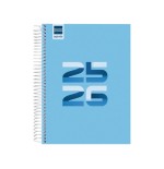 28084-AGENDA ESCOLAR 2025-2026 COOL 4o 155X212 1DIA PAGINA AZUL+ FINOCAM 645060126