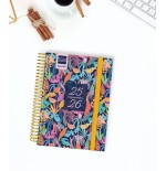 AGENDA ESCOLAR 2025-2026 SECUNDARIA 8o 120X164 SEMANA VISTA HORIZONTAL TROPICAL+ FINOCAM 634225026