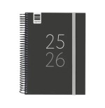 28092-AGENDA ESCOLAR 2025-2026 SECUNDARIA 8o 120X164 1DIA PAGINA NEGRO+ FINOCAM 634264026
