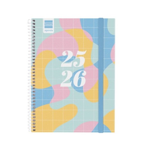 28093-AGENDA ESCOLAR 2025-2026 SECUNDARIA 4o 155X212 SEMANA VISTA HORIZONTAL ART+ FINOCAM 634204826