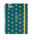 28099-AGENDA ESCOLAR 2025-2026 CURSO COSMO 4o 155X212 SEMANA VISTA HORIZONTAL STARS+ FINOCAM 537050126