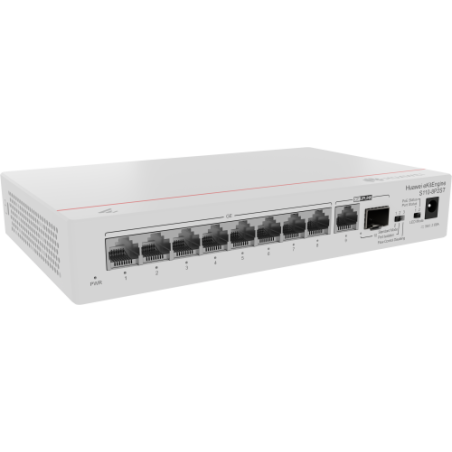 28144-HUAWEI S110-8P2ST ( 8 10/100/1000 BASE-T PORTS POE+ 1GE SFP PORT, 1*10/100/ 100BASE T PORT, AC POWER, POWER ADAPTE