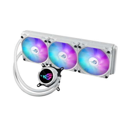 28179-ASUS ROG Strix LC III 360 ARGB White Edition Procesador Kit de refrigeracion liquida 12 cm Blanco