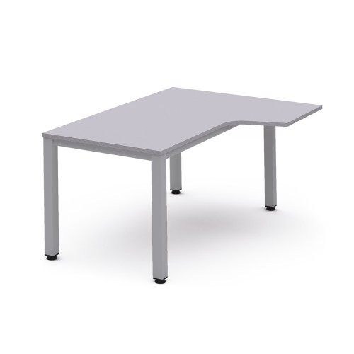 2819-MESA DE OFICINA SERIE EXECUTIVE FORMA L DERECHA 180X120 GRIS / GRIS ROCADA 2052AD02