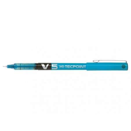 282-BOLIGRAFO ROLLER TINTA LIQUIDA V5 AZUL CLARO PILOT CLBX-V5-LB