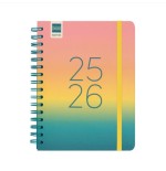 28240-AGENDA ESCOLAR 2025-2026 CURSO COSMO 4o 155X212  SEMANA VISTA HORIZONTAL IRIS+ FINOCAM 537050326