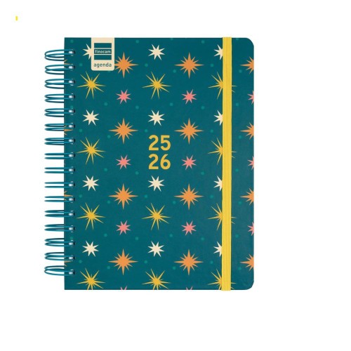 28242-AGENDA ESCOLAR 2025-2026 CURSO COSMO 4o 155X212  1DIA PAGINA STARS+ FINOCAM 537070126