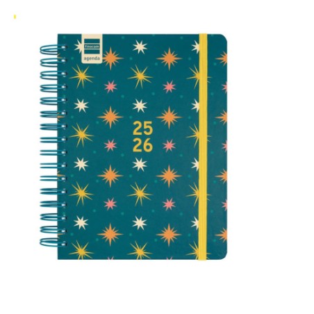 28242-AGENDA ESCOLAR 2025-2026 CURSO COSMO 4o 155X212  1DIA PAGINA STARS+ FINOCAM 537070126