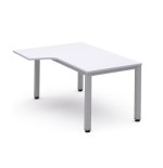 2828-MESA DE OFICINA SERIE EXECUTIVE FORMA L IZQUIERDA 160X120 GRIS / BLANCO ROCADA 2053AD04