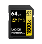 Lexar 1800x 64 GB SDXC UHS-II Clase 10