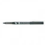 283-BOLIGRAFO ROLLER TINTA LIQUIDA V5 NEGRO PILOT BX-V5-B