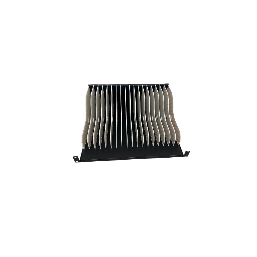 28302-Ewent EW1720 organizador para estacion de carga Acrilonitrilo butadieno estireno (ABS), Metal, Plastico Negro, Bla