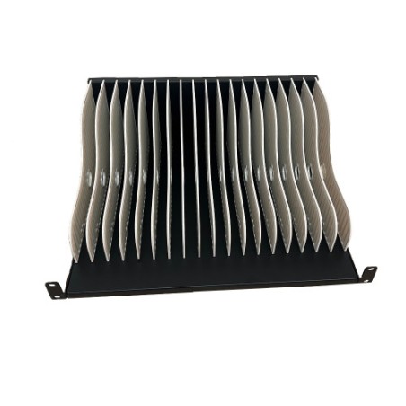 28302-Ewent EW1720 organizador para estacion de carga Acrilonitrilo butadieno estireno (ABS), Metal, Plastico Negro, Bla