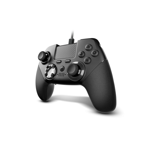 28312-Krom Kaiser Negro USB Gamepad Analogico/Digital PC, PlayStation 4, Playstation 3