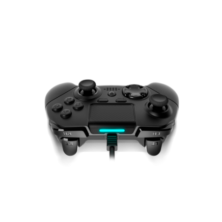 28313-Krom Kaiser Negro USB Gamepad Analogico/Digital PC, PlayStation 4, Playstation 3