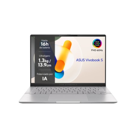 28336-ASUS Vivobook S 14 OLED OLED M5406WA-QD088W Copilot+ PC - Ordenador Portatil 14" WUXGA (AMD Ryzen AI 9 HX 370, 32G