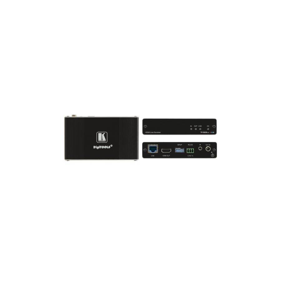 28377-KRAMER / RECEPTOR HD BASE T - ALTO RENDIMIENTO/ 4K / HDMI / TP-583RXR / NEGRO