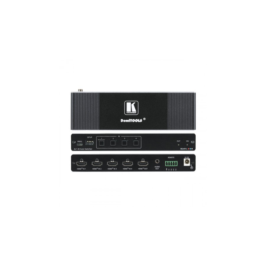 28382-KRAMER SELECTOR VS-411X AUTOMATICO 4K HDR HDMI 4X1