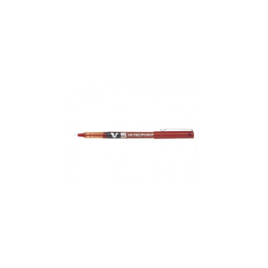 284-BOLIGRAFO ROLLER TINTA LIQUIDA V5 ROJO PILOT BX-V5-R