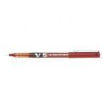 284-BOLIGRAFO ROLLER TINTA LIQUIDA V5 ROJO PILOT BX-V5-R