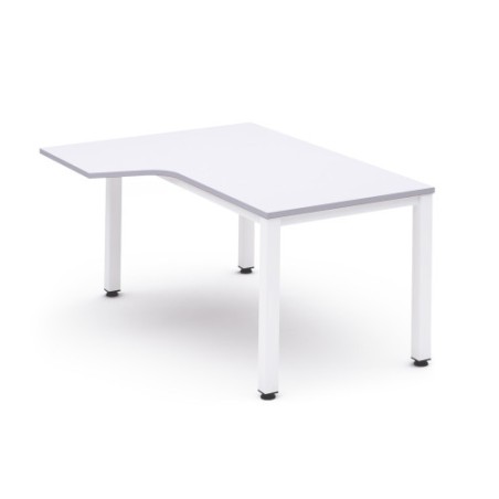 2840-MESA DE OFICINA SERIE EXECUTIVE FORMA L IZQUIERDA 180X120 BLANCO/BLANCO ROCADA 2054AM04