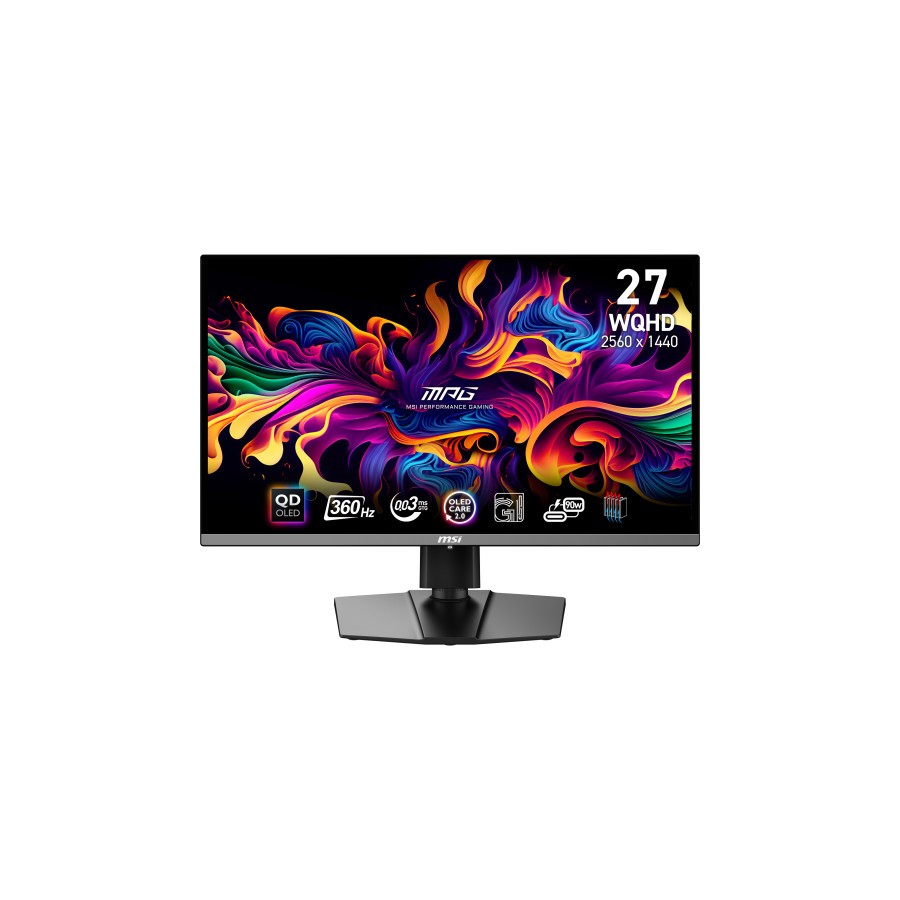 28400-MSI MPG 271QRX QD-OLED pantalla para PC 67,3 cm (26.5") 2560 x 1440 Pixeles Wide Quad HD QDOLED Negro