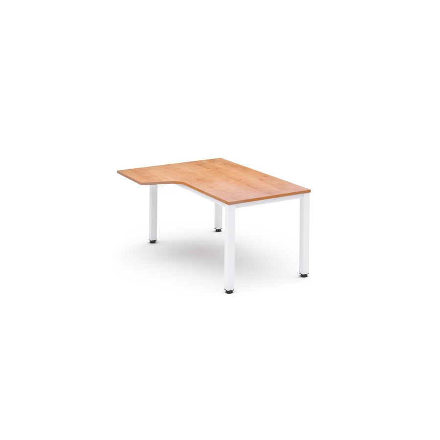 2841-MESA DE OFICINA SERIE EXECUTIVE FORMA L IZQUIERDA 180X120 BLANCO/ROBLE ROCADA 2054AM08