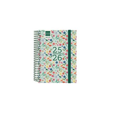 28434-AGENDA ESCOLAR 2025-2026 SECUNDARIA 8o 120X164 1DIA PAGINA FIORI+ FINOCAM 634264926