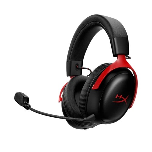 HyperX Auriculares inalambricos Cloud III S: auriculares gaming (color negro-rojo)