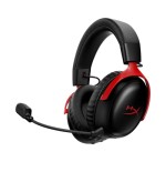 HyperX Auriculares inalambricos Cloud III S: auriculares gaming (color negro-rojo)