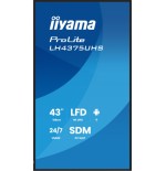 28505-MONITOR IIYAMA 43" (LH4375UHS-B1AG) ANDROID 11 / 3844X2160 (4K UHD) / OPERACION 24/7 /500CD / LANDSC. Y PORTRAIT /