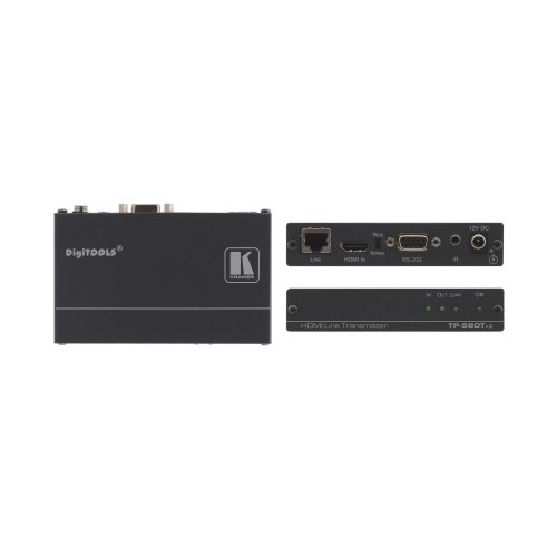 28511-Kramer Electronics TP-580TXR extensor audio/video Transmisor de senales AV Negro