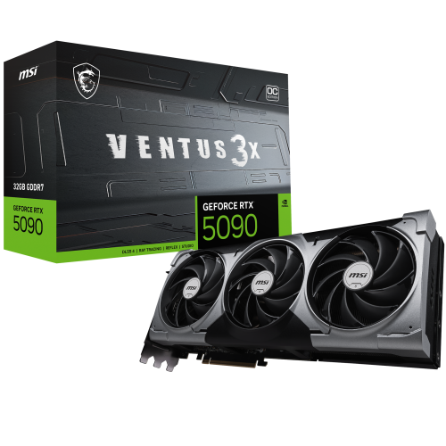 MSI VENTUS GEFORCE RTX 5090 32G 3X OC tarjeta grafica NVIDIA 32 GB GDDR7