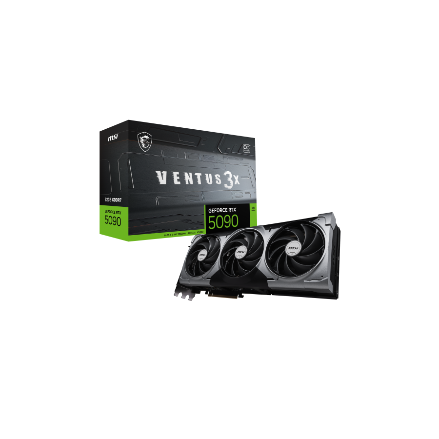 MSI VENTUS GEFORCE RTX 5090 32G 3X OC tarjeta grafica NVIDIA 32 GB GDDR7