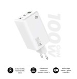 28609-SUBBLIM CARGADOR GAN 100W CHARGER USB C+C+A