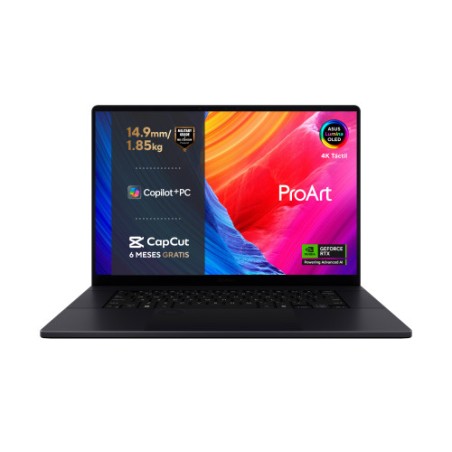ASUS ProArt P16 OLED H7606WM-SC052W Copilot+ PC - Ordenador Portatil 16" WQUXGA (AMD Ryzen AI 9 HX 370, 32GB RAM, 1TB SSD, NVIDI
