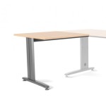 2870-ALA PARA MESA DE OFICINA SERIE METAL 100X60 GRIS / HAYA  ROCADA 2102AC01